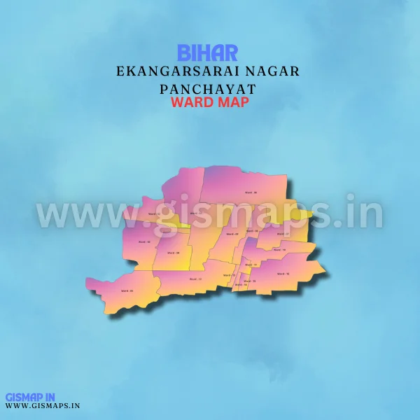 Ekangarsarai Nagar Panchayat Ward Map